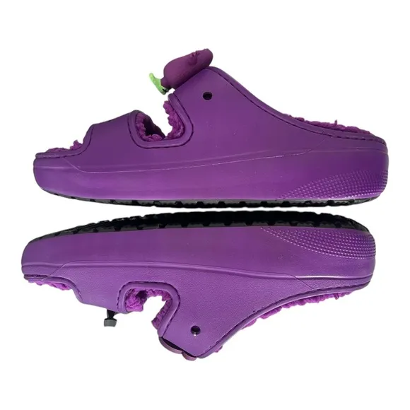 McDonald's X Crocs GRIMACE Cozzzy Sandal Men’s 7 Women’s 9 Purple Collaboration