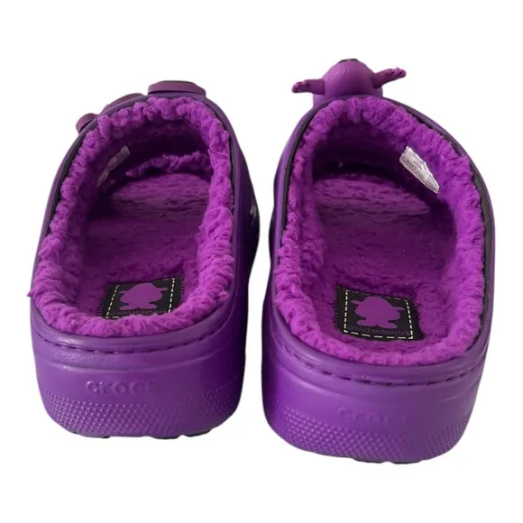 McDonald's X Crocs GRIMACE Cozzzy Sandal Men’s 7 Women’s 9 Purple Collaboration