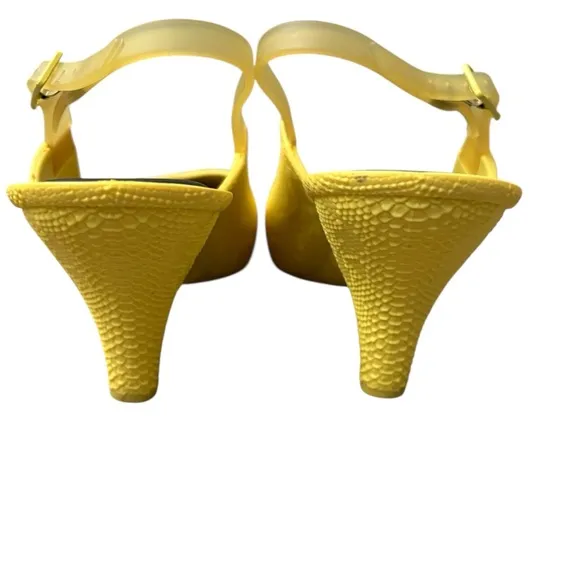 Mellisa Punto X Opening Ceremony Slingback Wedge Jelly Sandals Size 6