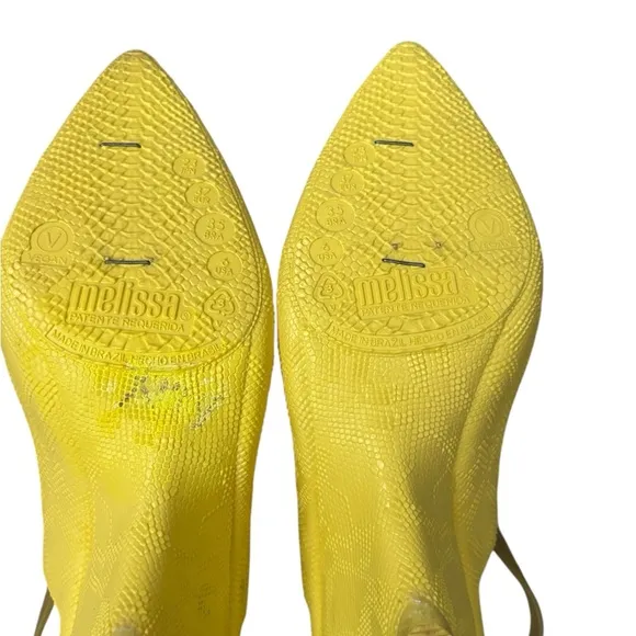 Mellisa Punto X Opening Ceremony Slingback Wedge Jelly Sandals Size 6