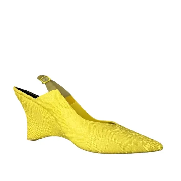 Mellisa Punto X Opening Ceremony Slingback Wedge Jelly Sandals Size 6