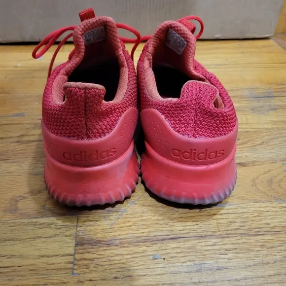 Men's Adidas Neo Cloudfoam Ultimate Red Athletic Sneakers BC0123 Size 11