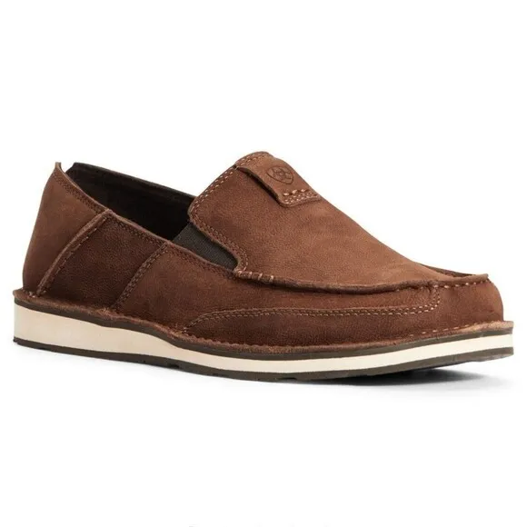 Mens Ariat Cruisers Brown Moc Toe Size 9.5D