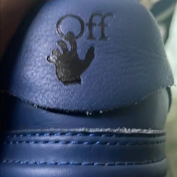 Men's Blue and White Sneakers