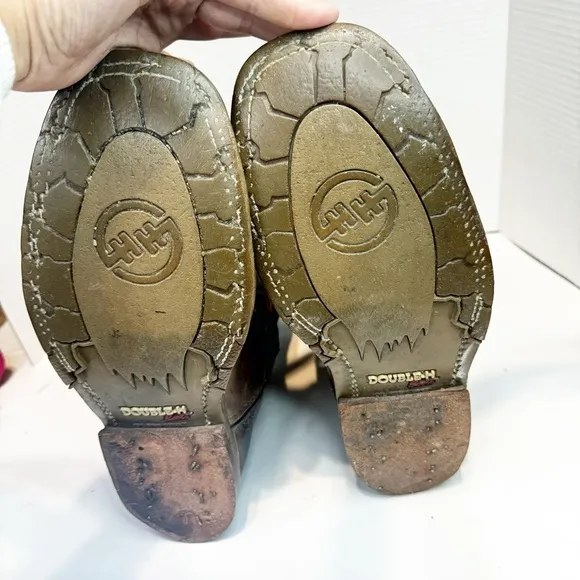Men’s Double H Steel Toe Non Slip Work Boots DH3551 Size 11 D