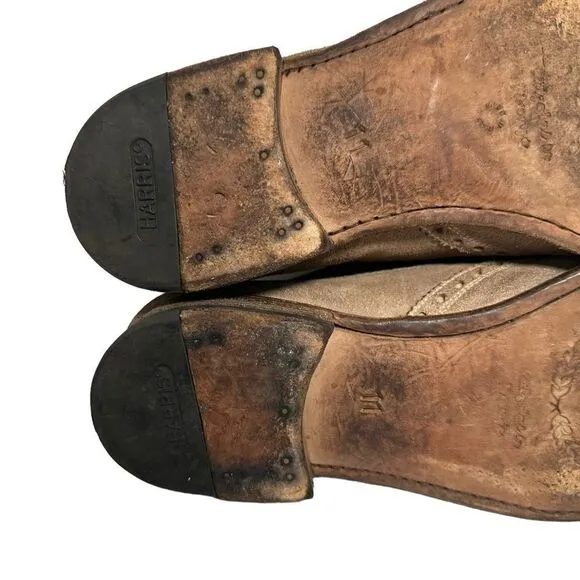 Men’s Harris 1813 Barney’s New York dress shoes Brown rustic color-way size 11