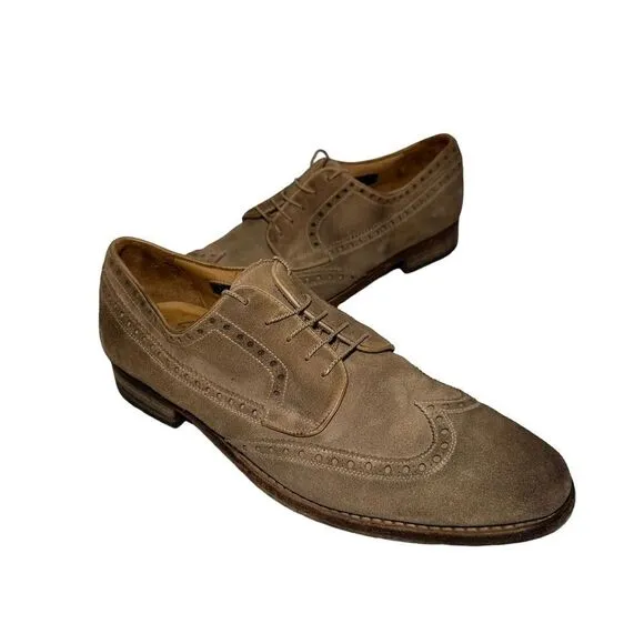 Men’s Harris 1813 Barney’s New York dress shoes Brown rustic color-way size 11