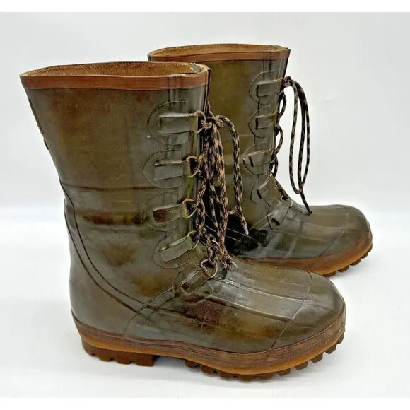 Men's HODGMAN Boots Steel Shank Size 9