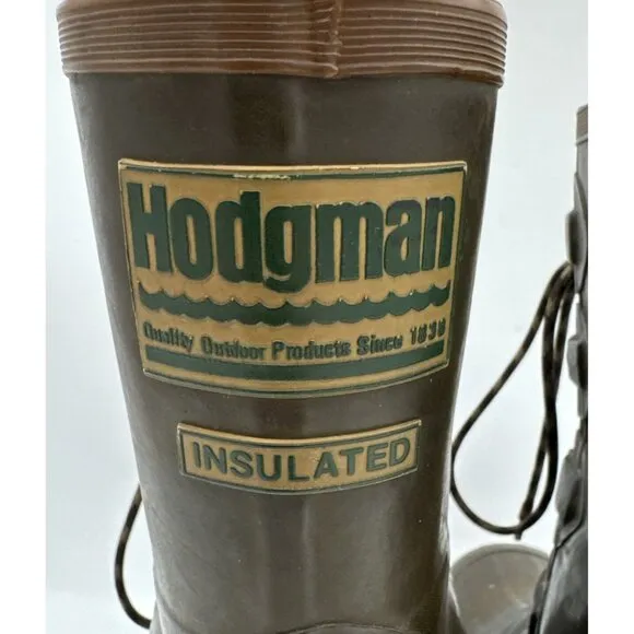 Men's HODGMAN Boots Steel Shank Size 9