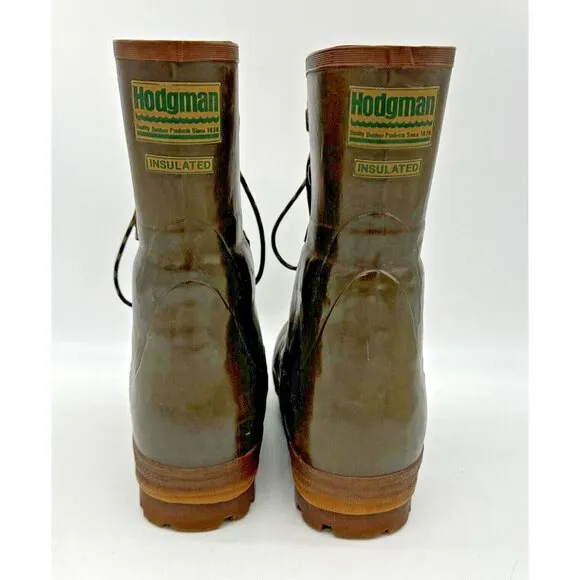 Men's HODGMAN Boots Steel Shank Size 9