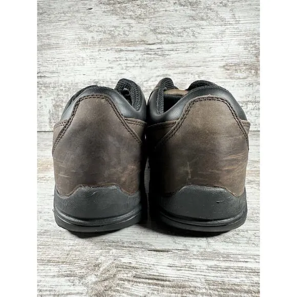 Men's Hytest Apex 2 Pike Brown Leather Nano Toe Low Safety Boots Sz 11.5M