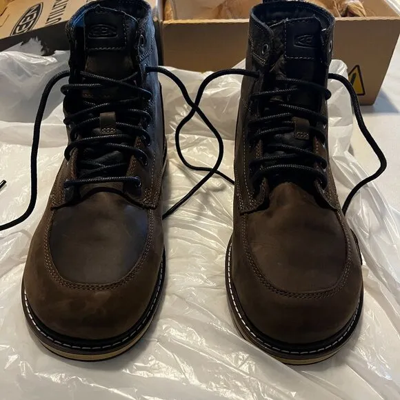 Men's Keen Waterproof Aluminum toe boots, Size 10
