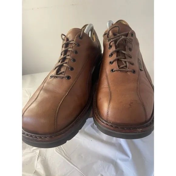 Men's Leather Vintage Foundry Company Brown Zobra Monk Strap Dress Shoe-Size 7.5