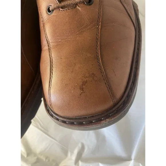 Men's Leather Vintage Foundry Company Brown Zobra Monk Strap Dress Shoe-Size 7.5