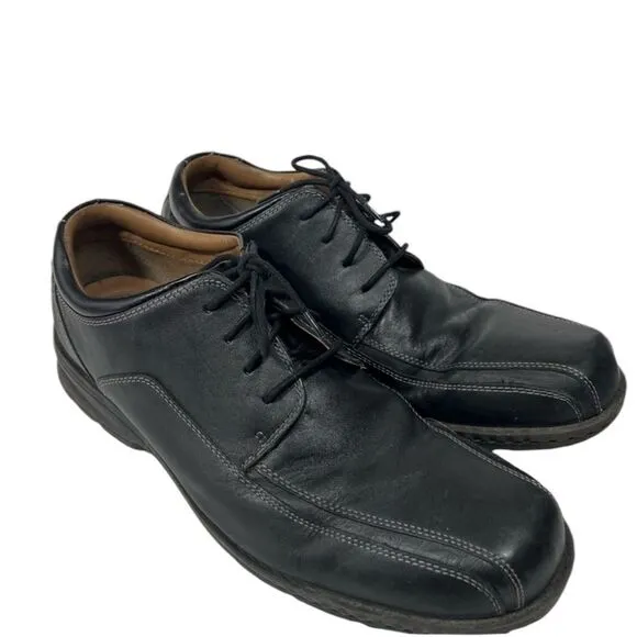 Men’s leather black dress shoes size 15M