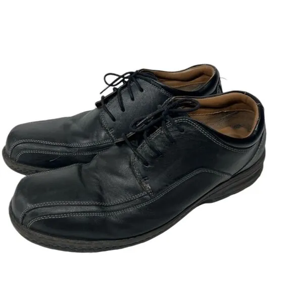 Men’s leather black dress shoes size 15M