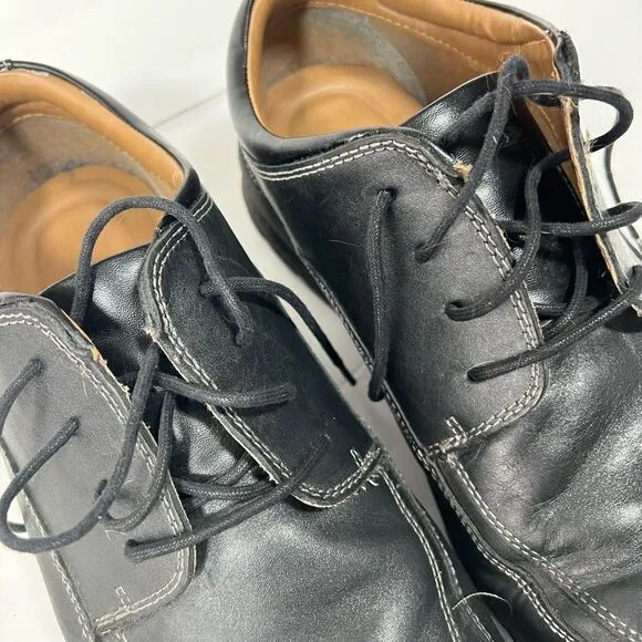 Men’s leather black dress shoes size 15M