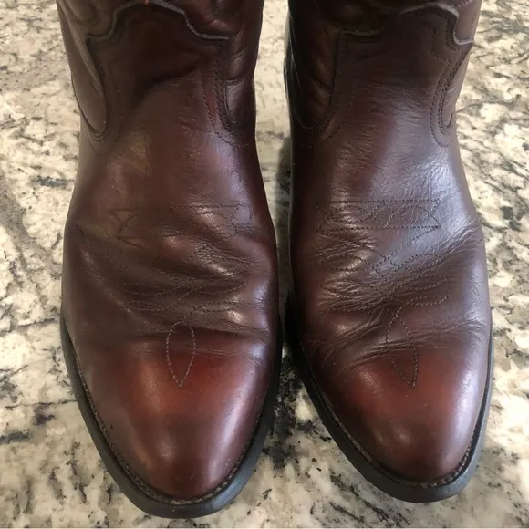 Men’s Mason Western Roper Cowboy Boots Size 8 1/2 EEE Includes Boot Inserts