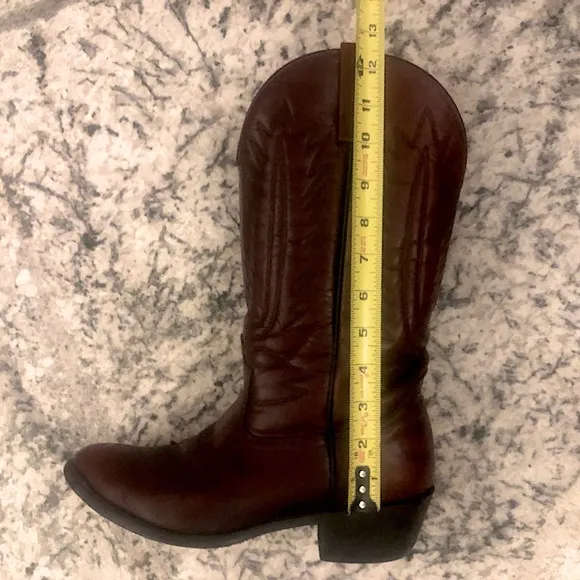 Men’s Mason Western Roper Cowboy Boots Size 8 1/2 EEE Includes Boot Inserts