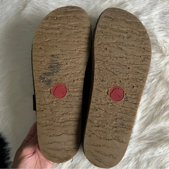 Men's Navy Blue Haflinger Slippers