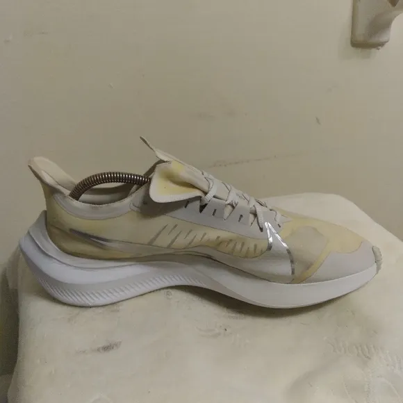 Mens Nike Zoom Gravity Platinum White Sneakers BQ3202-008 Size 12