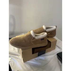 Men's Pendleton Creek Bank M Toasted Coconut Sherpa Lined Slippers-Size 8M