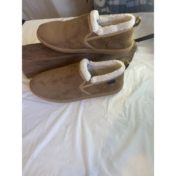 Men's Pendleton Tosted Coconut Brown Sherpa Lined‎ Slippers- Size 13-New in Box