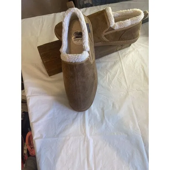 Men's Pendleton Tosted Coconut Brown Sherpa Lined‎ Slippers- Size 13-New in Box