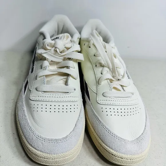 Men's Reebok Club C Revenge White Leather Casual Sneakers 100032877 Size 7