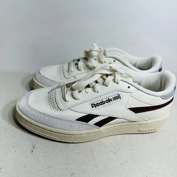 Men's Reebok Club C Revenge White Leather Casual Sneakers 100032877 Size 7