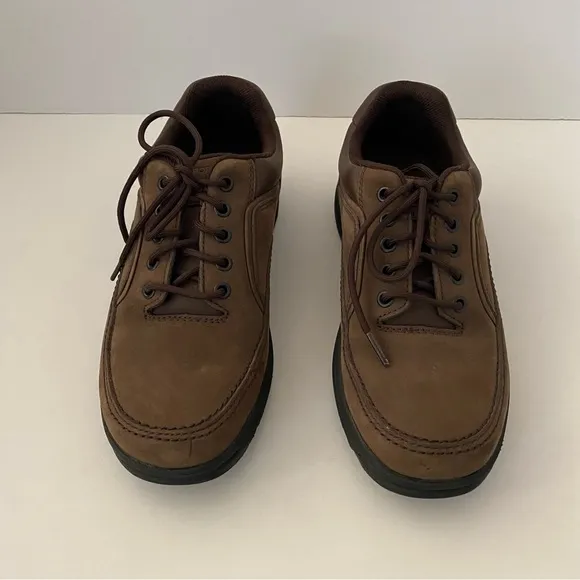 Men’s Rockport Ridgefield Eureka Lace Up Shoes Chocolate 8