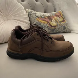 Men’s Rockport Ridgefield Eureka Lace Up Shoes Chocolate 8