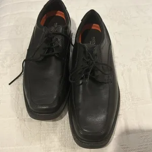 Men's Rockport, Style Leader 2 Apron Toe Oxford sz 9 Black