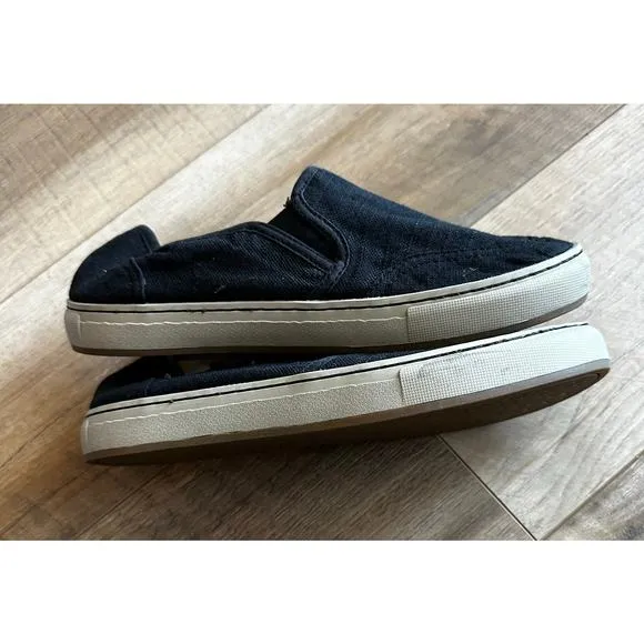 Men’s Sanuk Tideline Hemp Men's Casual Slip On Sneakers Black 7