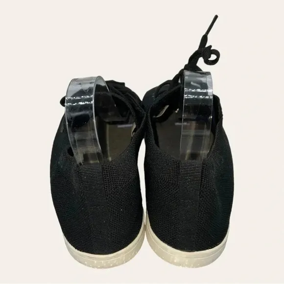 MEN’S SUAVS THE ZILKER SHOES BLACK WITH WHITE SOLE SIZE US11.5