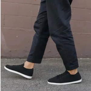 MEN’S SUAVS THE ZILKER SHOES BLACK WITH WHITE SOLE SIZE US11.5