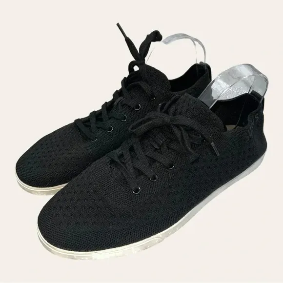 MEN’S SUAVS THE ZILKER SHOES BLACK WITH WHITE SOLE SIZE US11.5