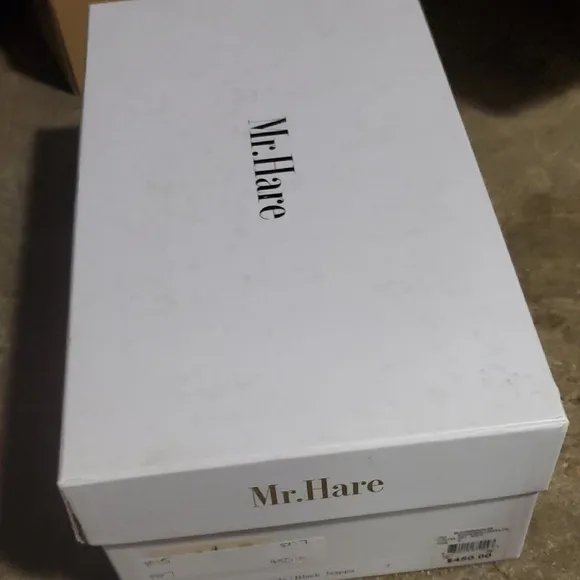 Men's Sz 7 NiB $450 Mr. Hare Navy Slip-On Sneakers