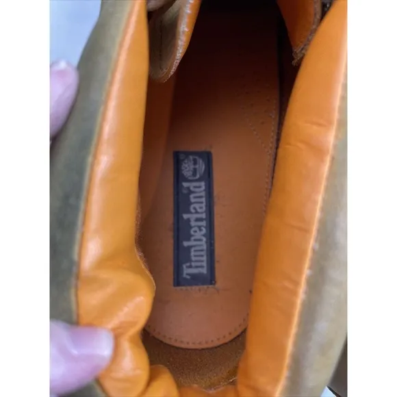 Mens Timberland Light Tan Nobuck Leather Mocassin Style Low Ankle Boots Sz 13