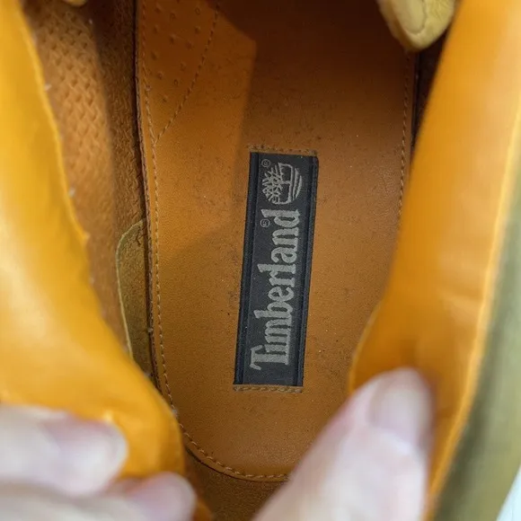 Mens Timberland Light Tan Nobuck Leather Mocassin Style Low Ankle Boots Sz 13