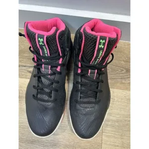 Mens Under Armour‎ Rocket Basketball Black Athletic Shoes Sneakers Size 11.5