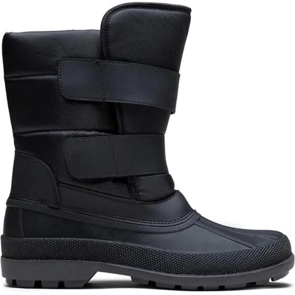 Men's Waterproof Insulated Warm Fur Lined Duck Outdoor Winter Boots for Men