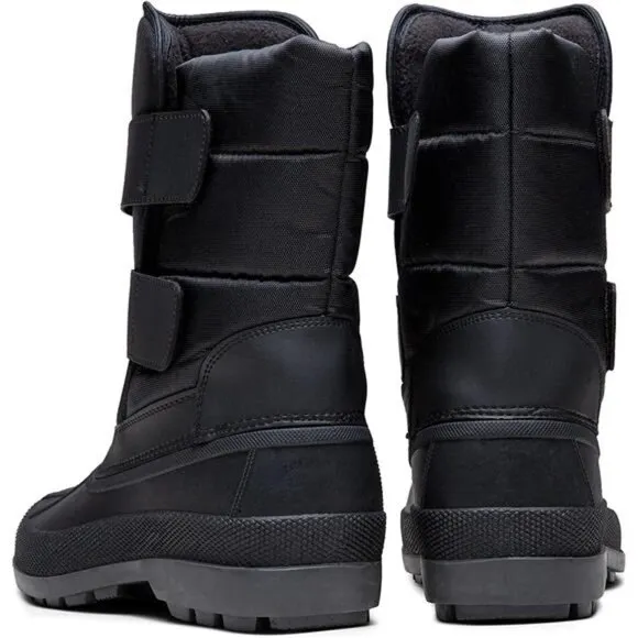 Men's Waterproof Insulated Warm Fur Lined Duck Outdoor Winter Boots for Men