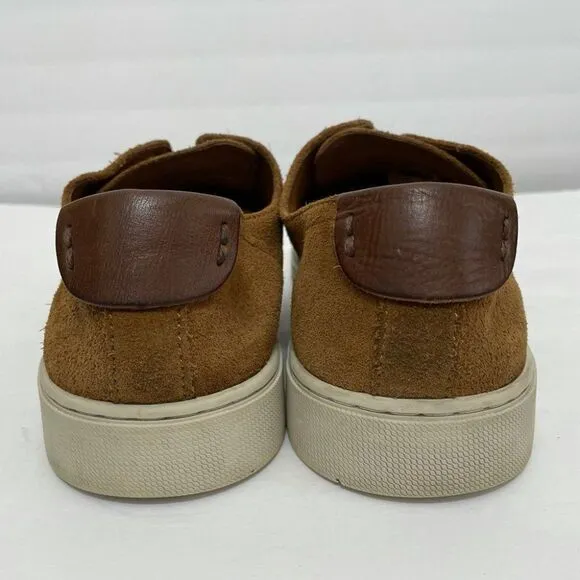 Men’s Frye Gabe Gorge Oxford Slip On Suede Sneakers in Copper