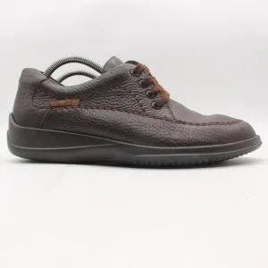 Mephisto Air Jet Men's Size 8.5 Oxford Sneakers Dark Brown Pebble Leather Casual