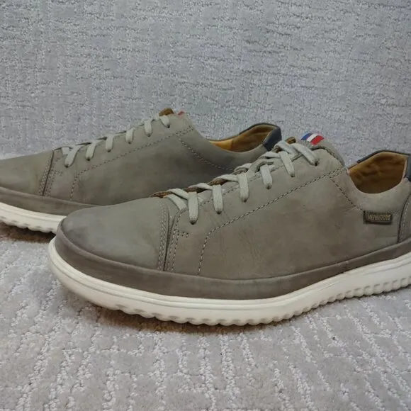 Mephisto Air-Jet Thomas Men's Size 11 US Gray Leather Casual Sneakers N4606