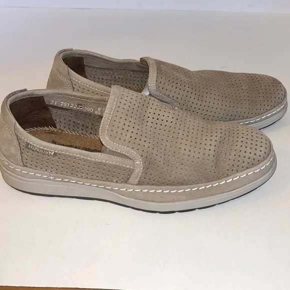 Mephisto Men’s Hadrian Perf Suede Air Relax Slip on Shoes Mens size 9.5 M
