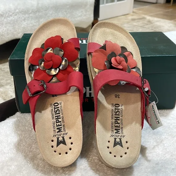 Mephisto Women's Helen Flower Thong Sandal