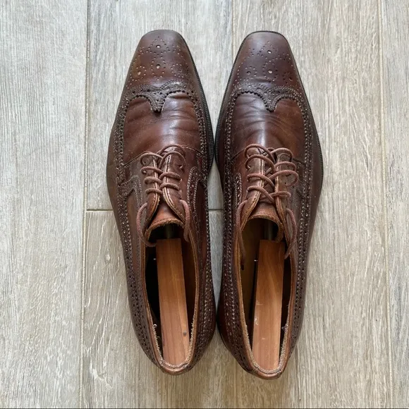 Mercanti Florentini Wingtip Brown Dress Shoes