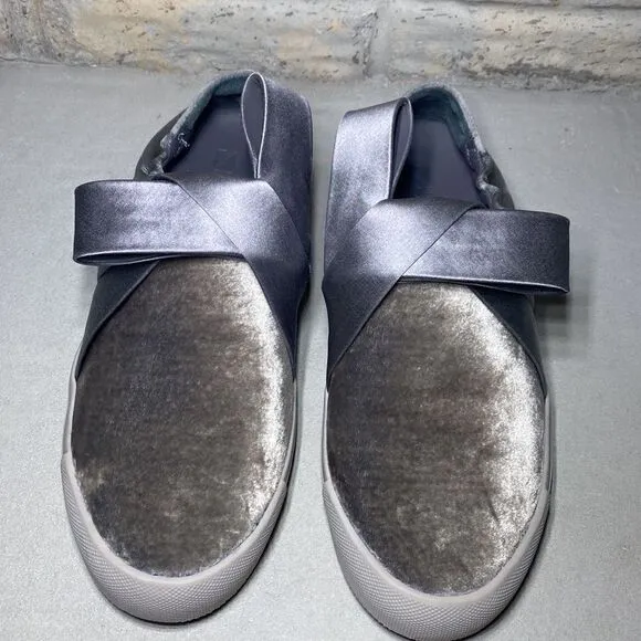 Mercedes Castillo NIB Jamilla Velvet Satin Bow Sneakers